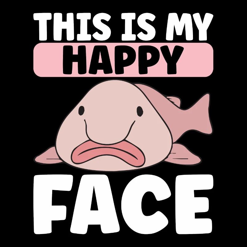 Cute Blob Fish Ugly Fish