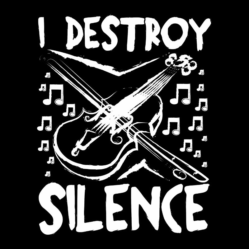 I destroy silence Viola player