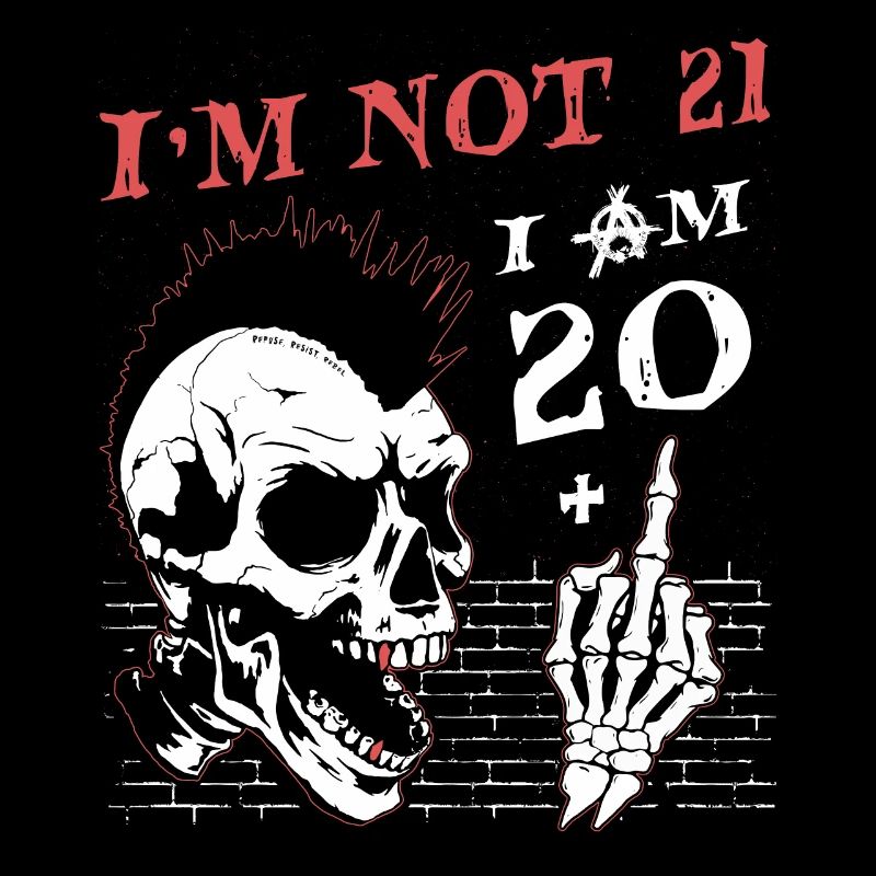 Ich bin 20 plus Mittelfinger - 21. Geburtstag