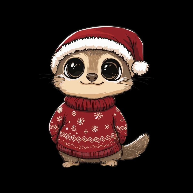 Bande dessinée de Noël de suricate