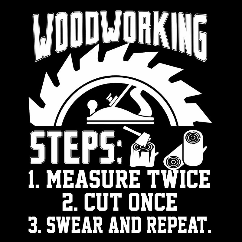 Woodworking Steps Mearsure Twice