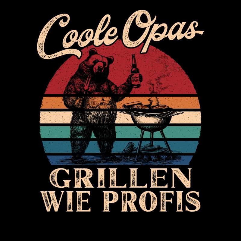 Cool Mpapas Grillades Rétro Papy