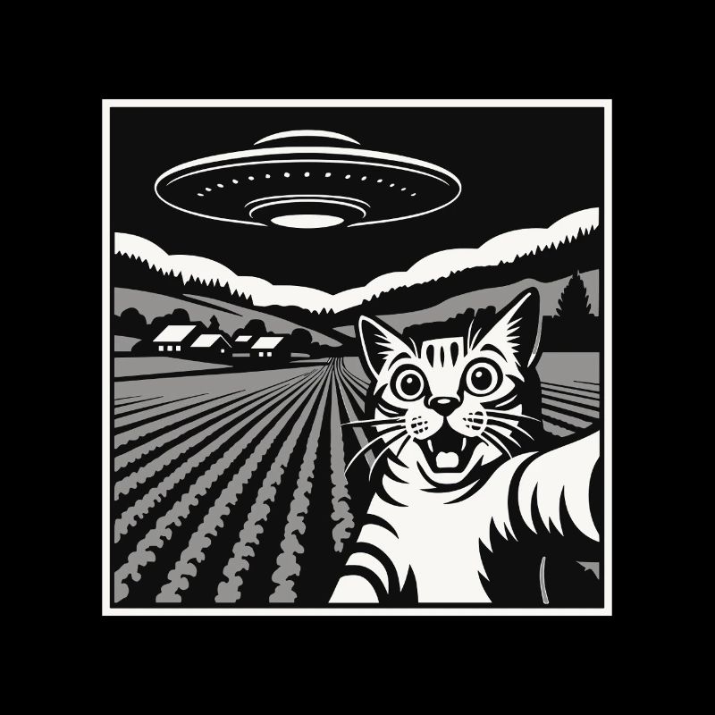 Drôle de chat, machine extraterrestre