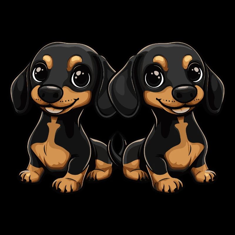 Dackel DachsHund Comic