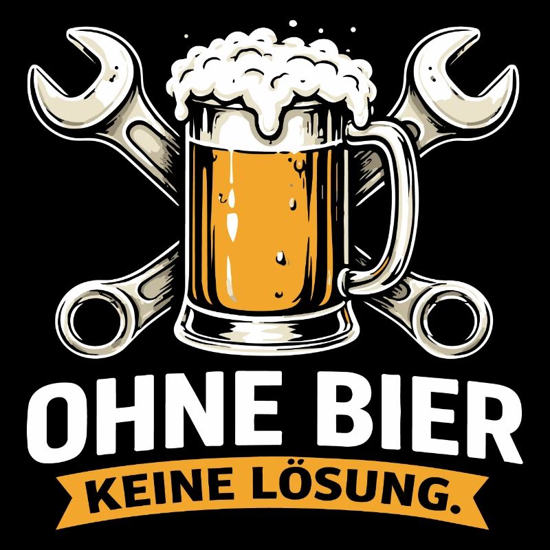 Pas de solution sans bière – Camiseta Beer & Tools