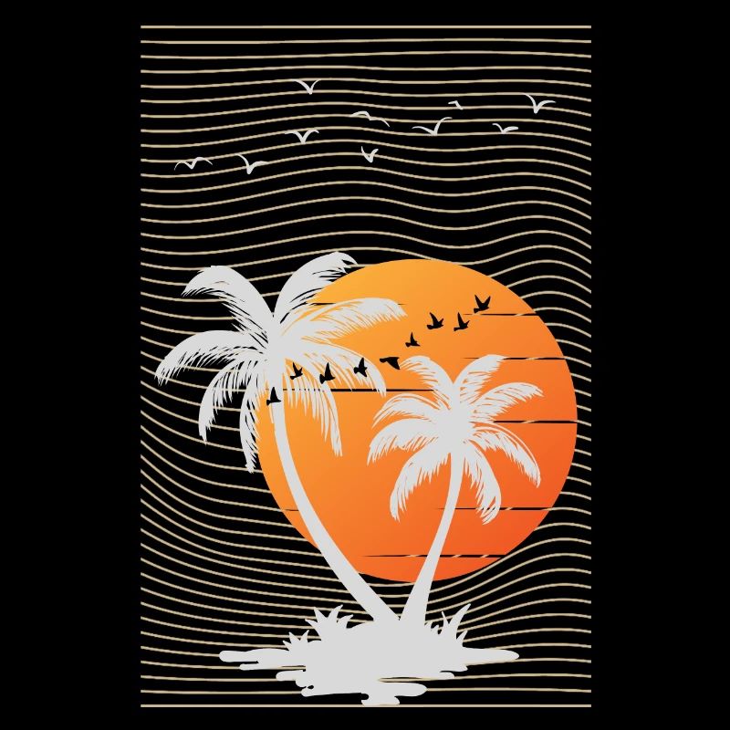 Palm Tree Beach Summer