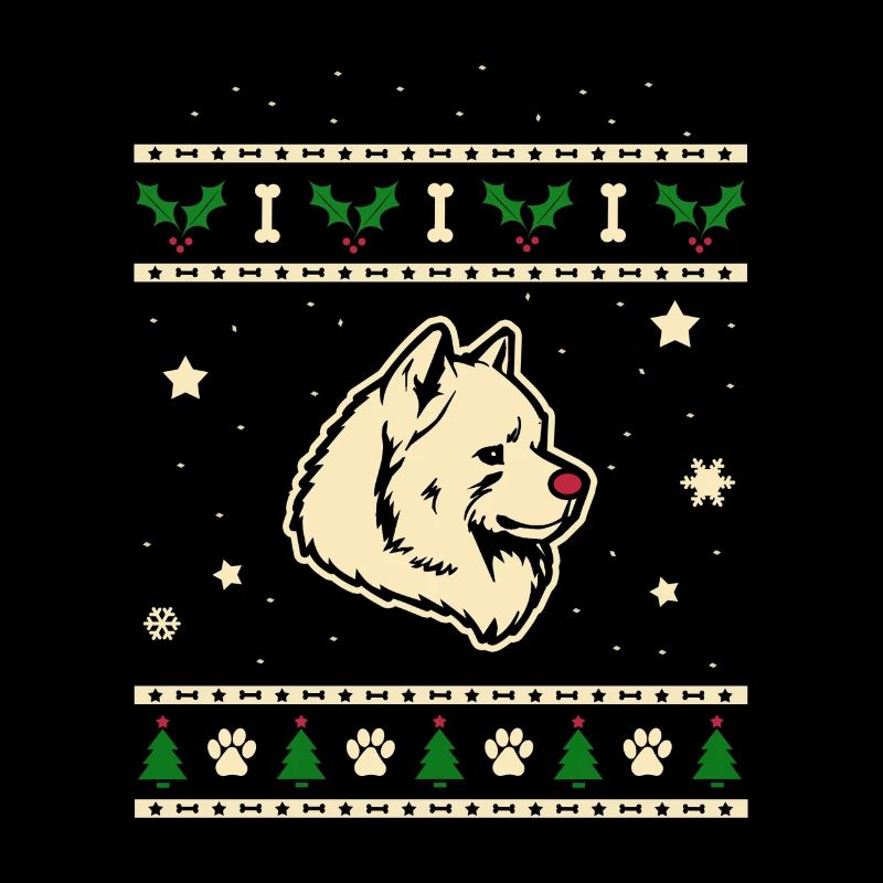 Samojeden Weihnachtsgeschenk