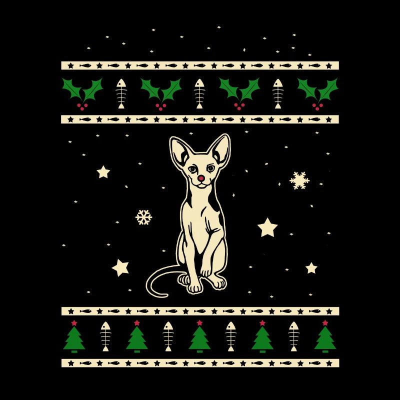 Sphynx Weihnachtsgeschenk