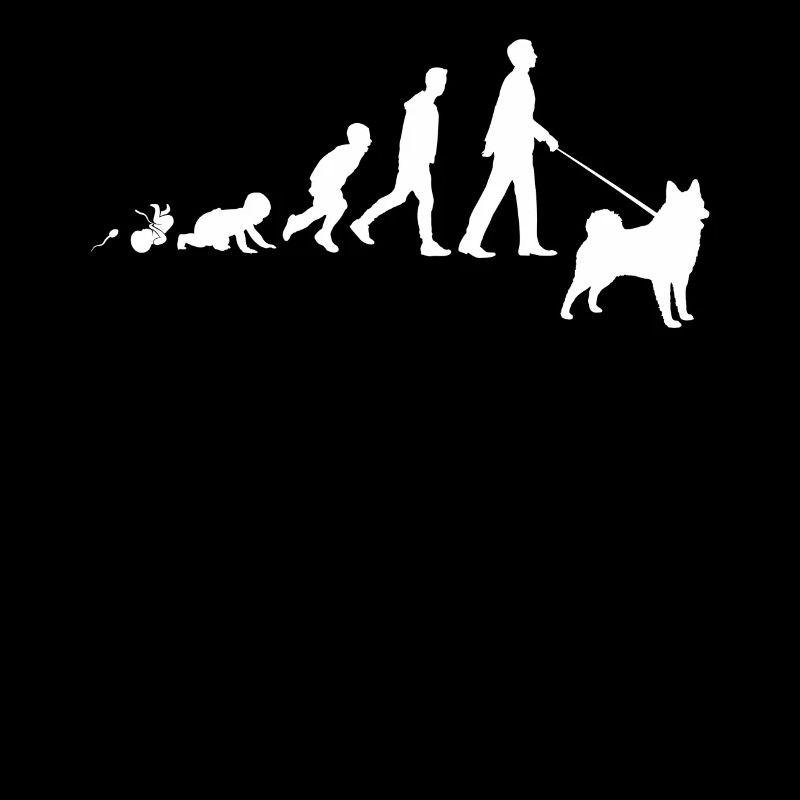 Norwegian Elkhound Geschenke Grow Evolution Mann