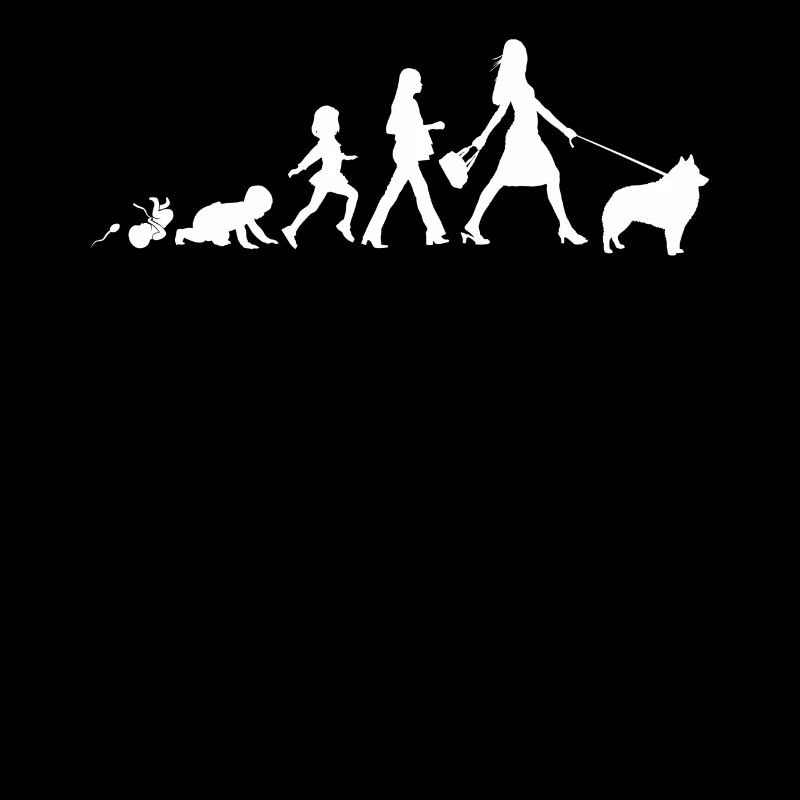 Schipperke Geschenke Grow Evolution Frau