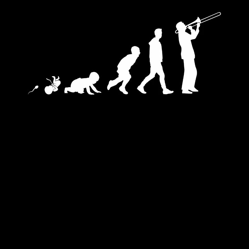 Posaune Fun Shirt Geschenke Grow Evolution