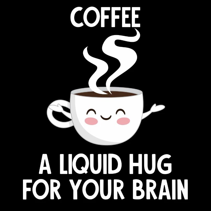 Coffee - Brain - Coffee Drinker - Gift