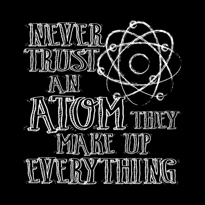 Mathe Physik Wissenschaft Geschenk Atom Witzig