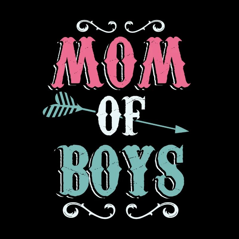 Mutter von Knaben Geschenk Muttertag T-Shirt