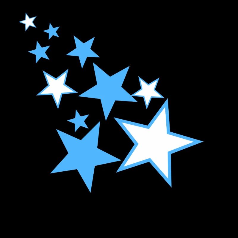 Blauer Sternregen/Blue Starrain