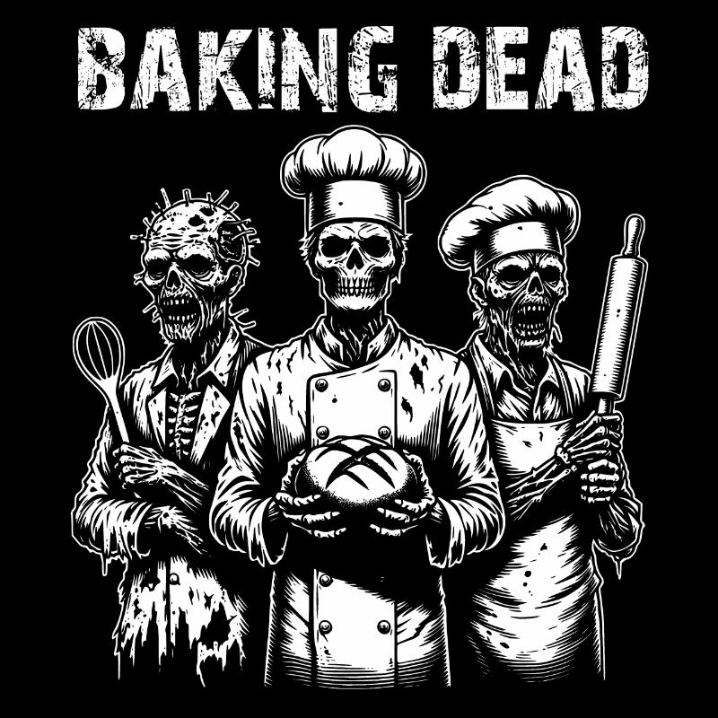 Zombie Bäcker gruselige Bäcker