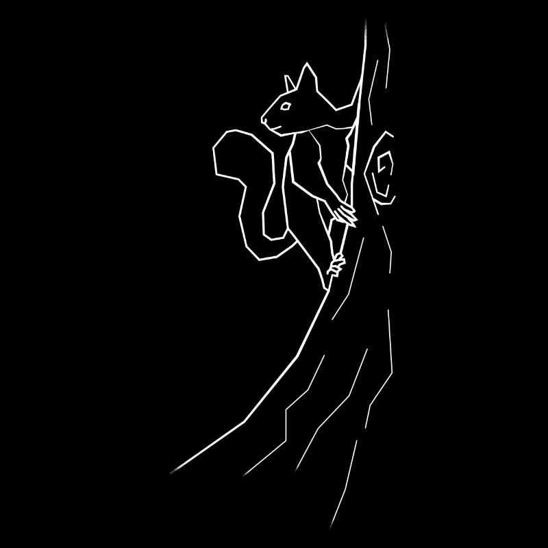 Écureuils - blanc