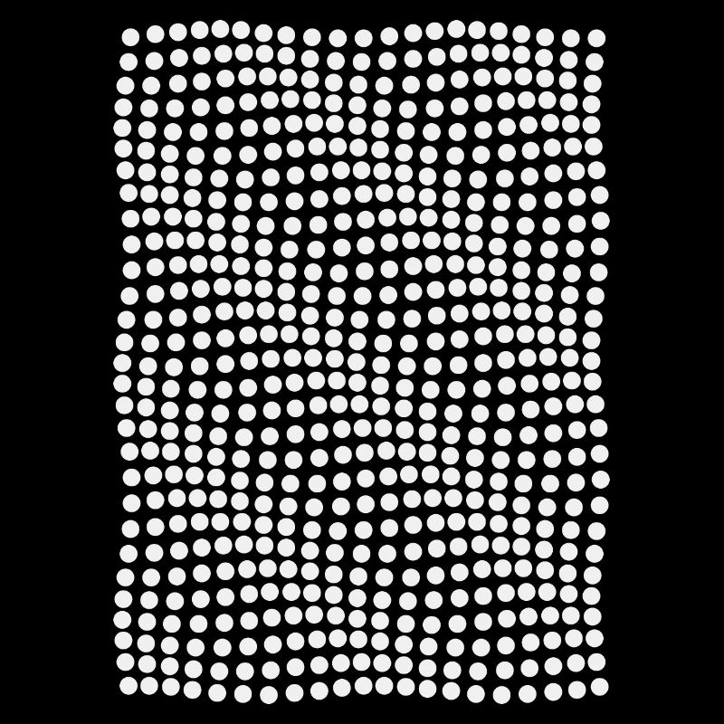 Optical illusion waves effect