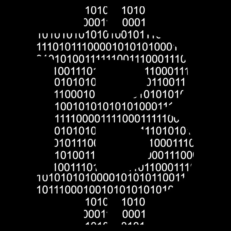 Bitcoin binary logo
