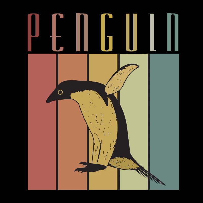 Idée de cadeau pingouin Oldshool
