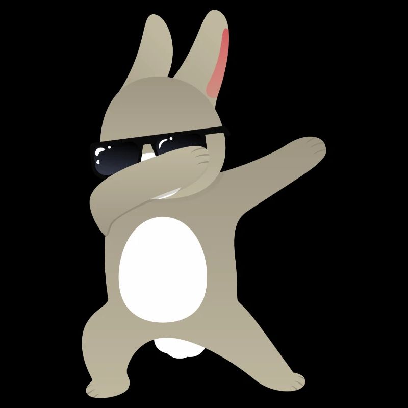 Dabbing Rabbit With Sunglasses - Dab Dance Gift