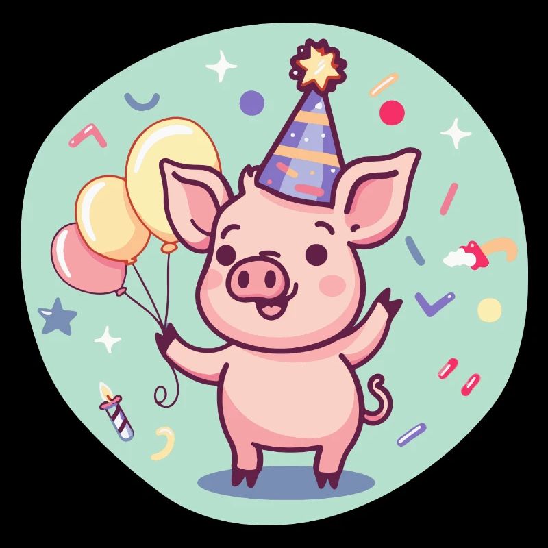 Cochon Anniversaire Bébé
