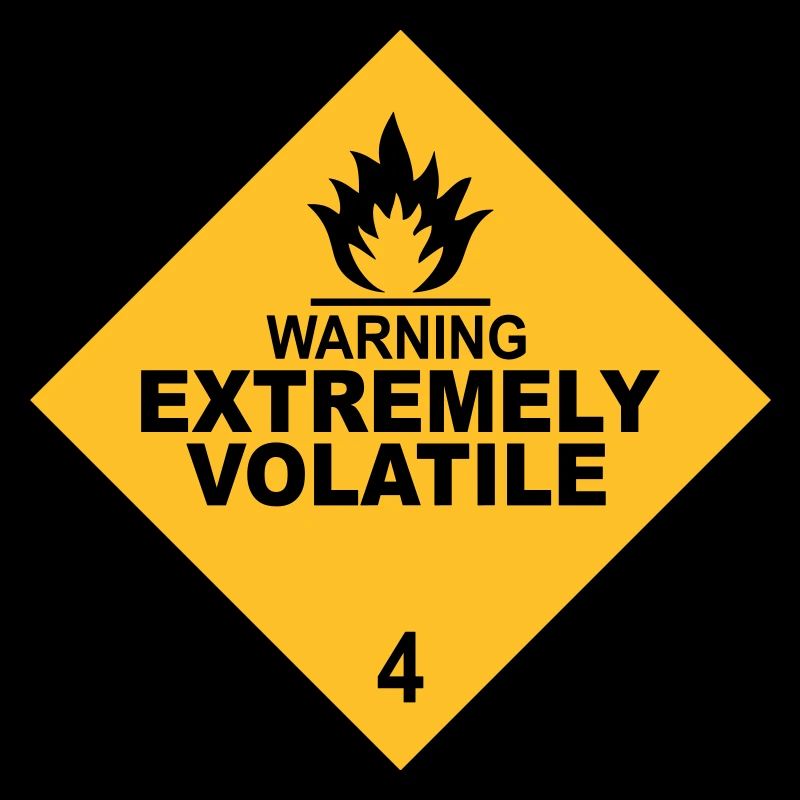 warning extremely volatile square II 2c
