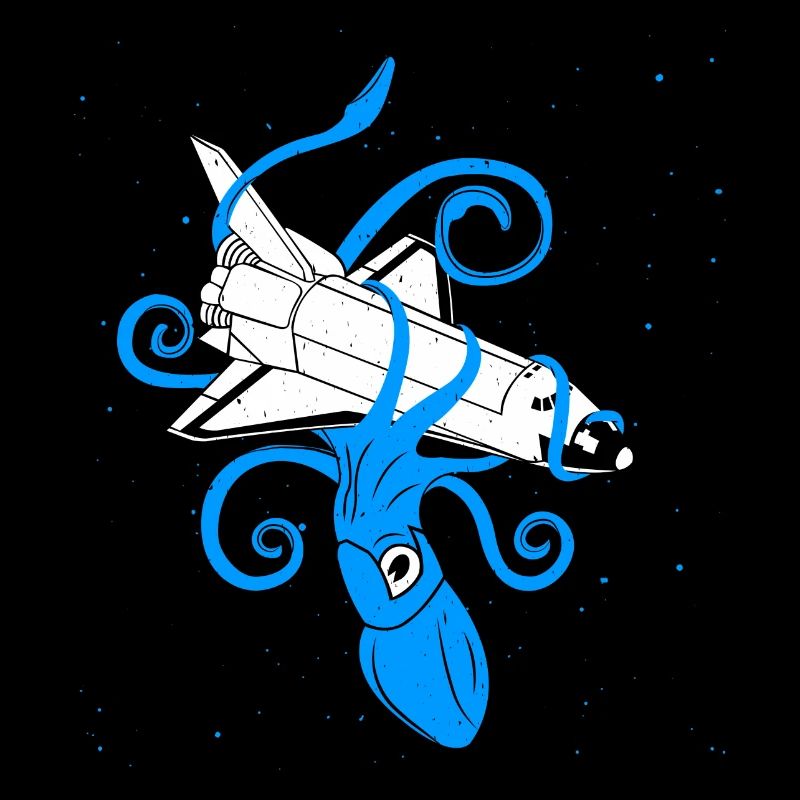 Squid vs Space Shuttle