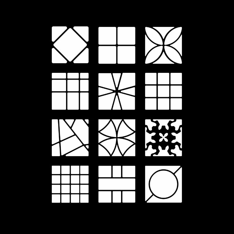 Cubes blancs