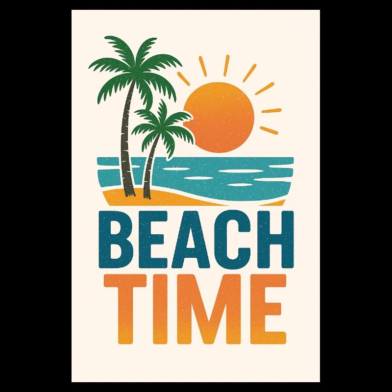 Beach Time - Palmen