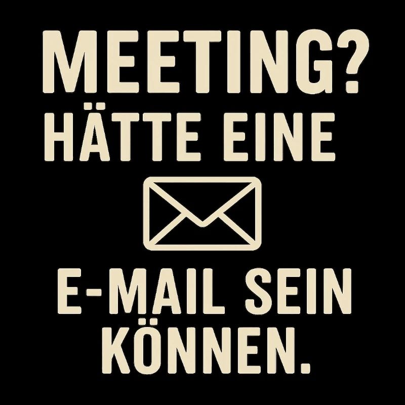 Meeting? Hätte Eine E-Mail Sein Können geschenk
