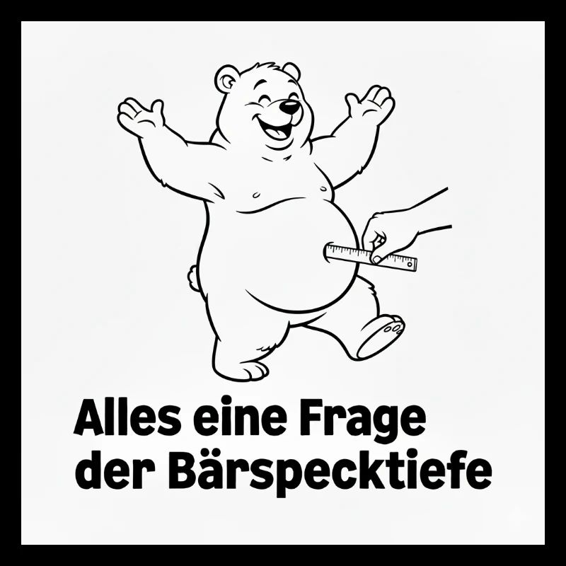 Bear Fat Depth White