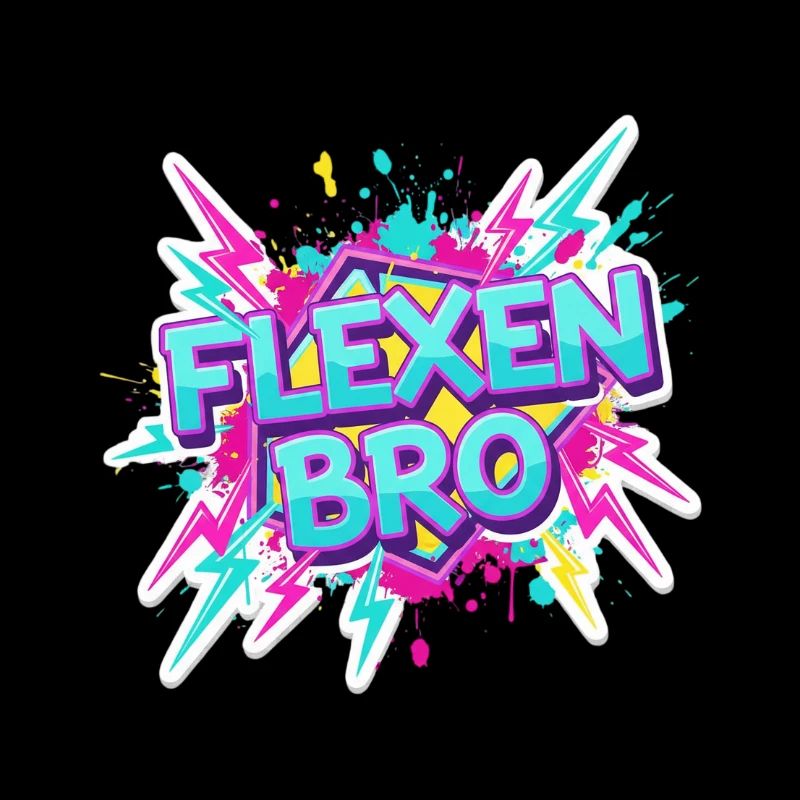 Flexen Bro Graffiti Logo