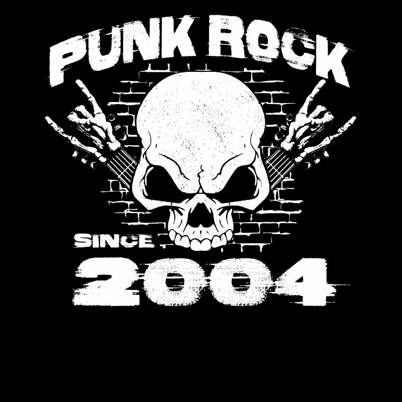 Punk Rock Since 2004 - Skull Rock Hands 20th