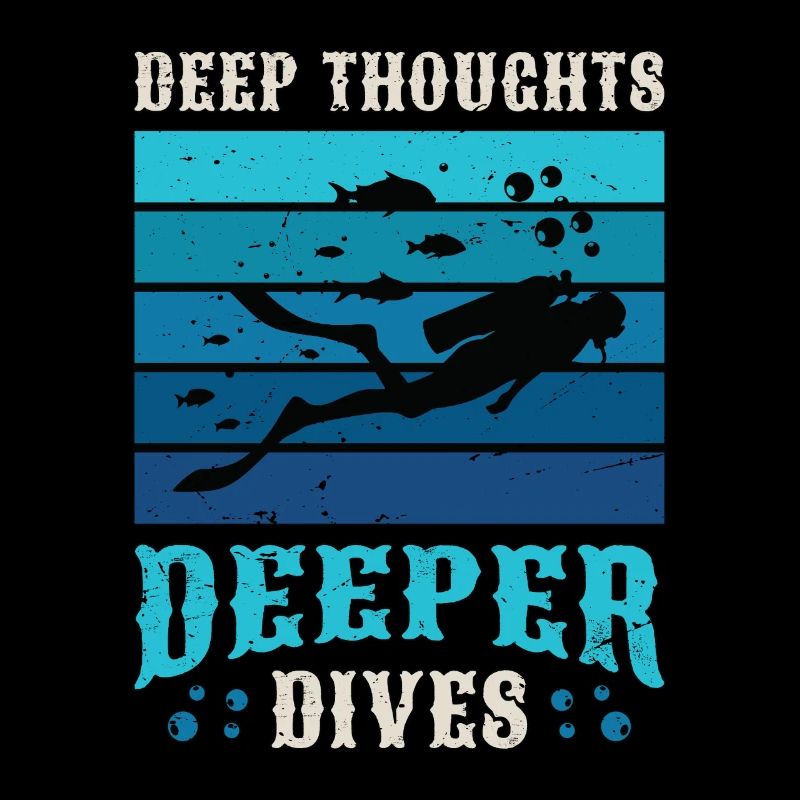 Scuba Diving Deep Thoughts Deeper Dives Snorkeler