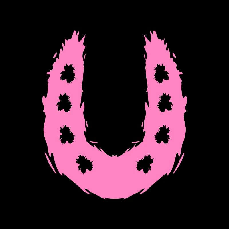 Cheval symbole de fer à cheval