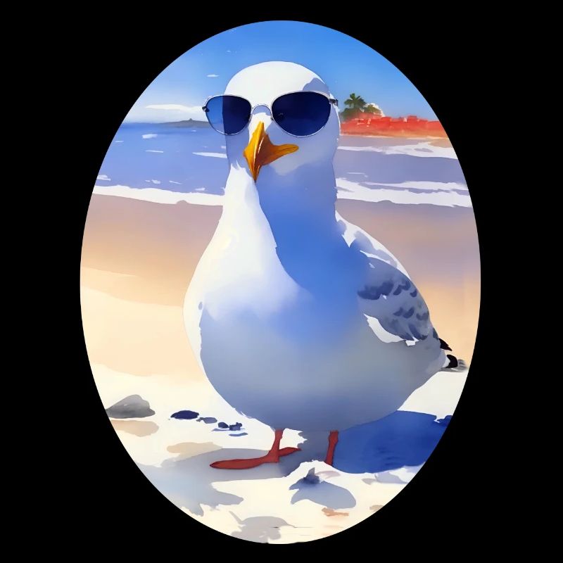 Coole Möwe