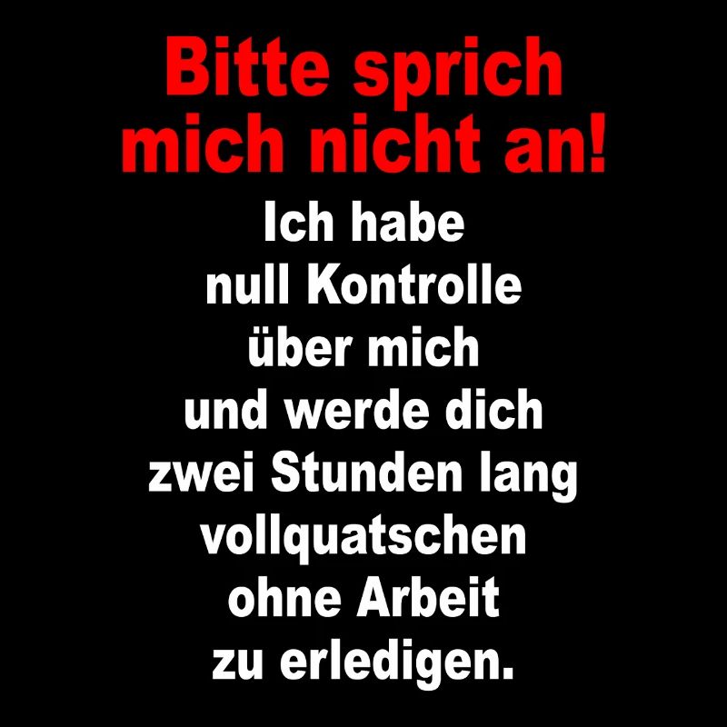 S’il vous plaît, ne me parlez pas, ironie, sarcasme, bureau