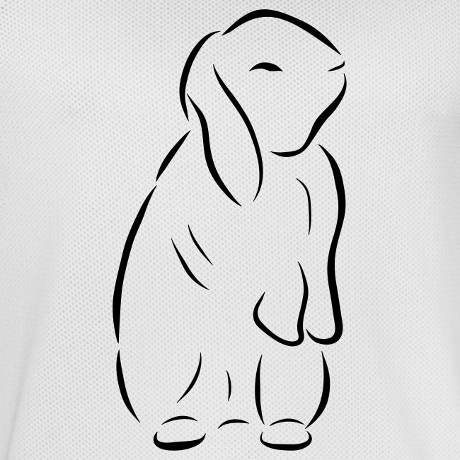 stehendes Häschen Hase Kaninchen Zwergkaninchen