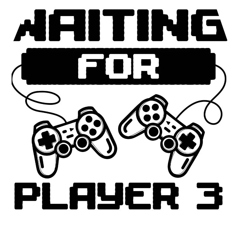Gamer Zocker Schwanger Controller Statement