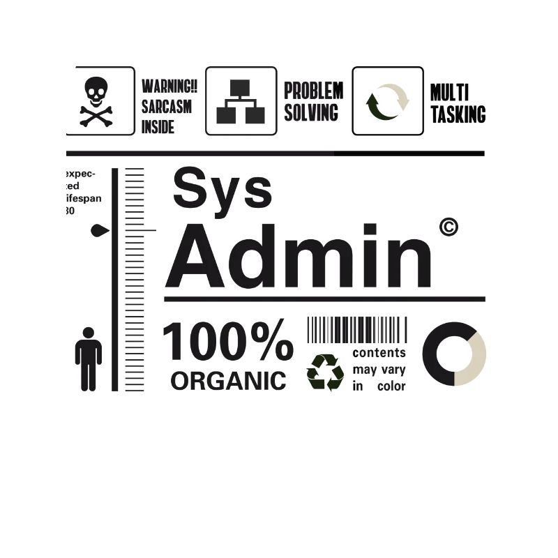 administrateur système ordinateur nerd pc kit programmeur humour lo