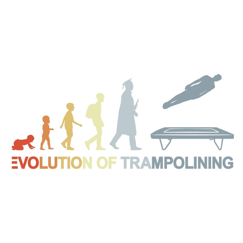 Vintage Trampoline Jumper Evolution