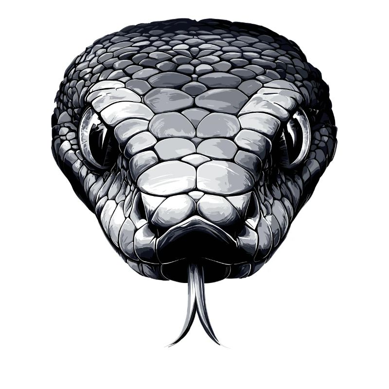 Serpent Python Cobra Mamba Serpent à sonnettes Serpent