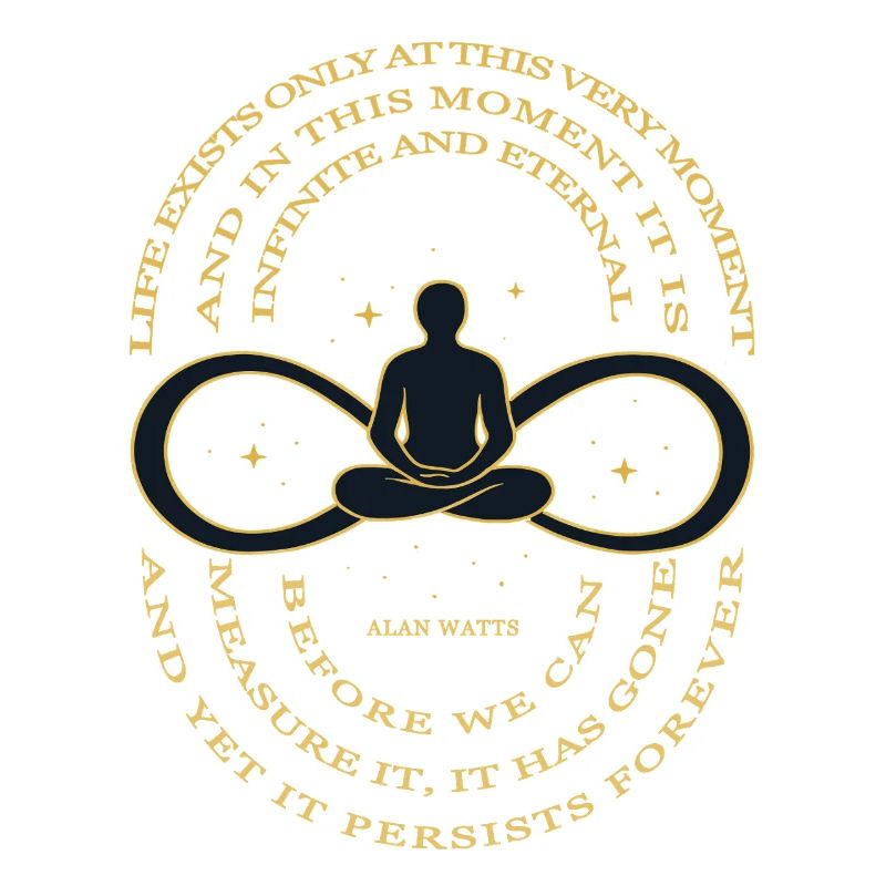 Alan Watts Time Infinity Tee