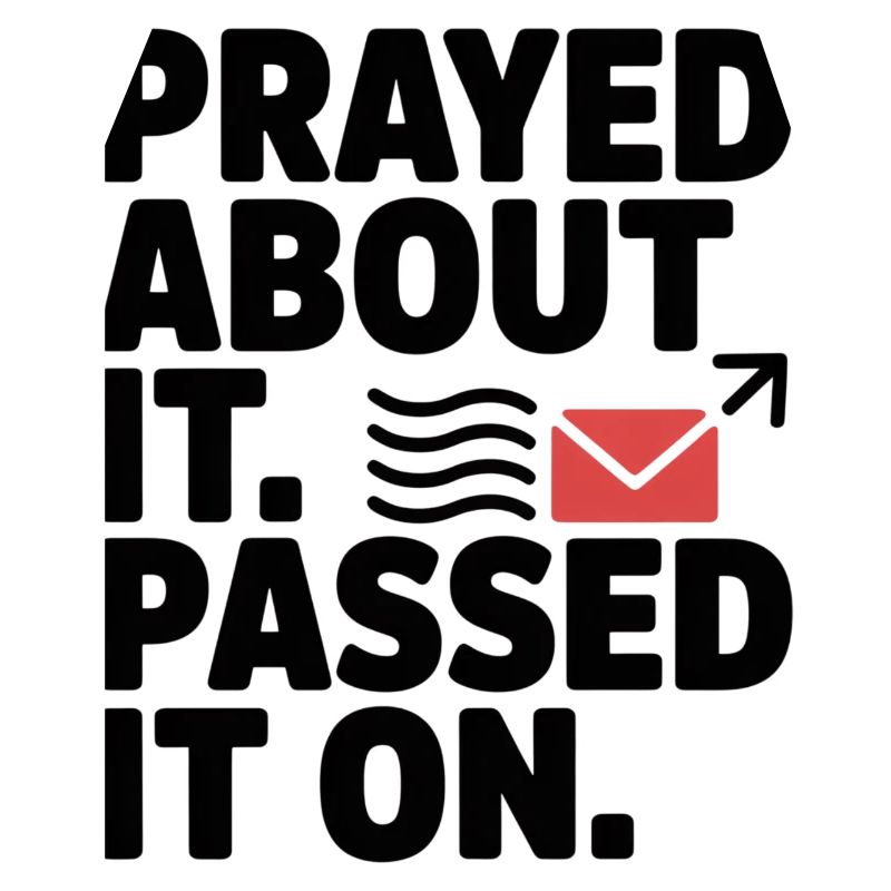 Prayed About It Passed It On Prayer