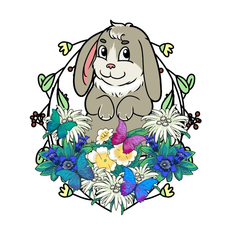 Early Spring Rabbit Easter Happy Easter Nature