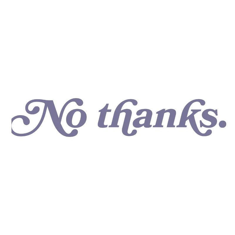 Non merci.