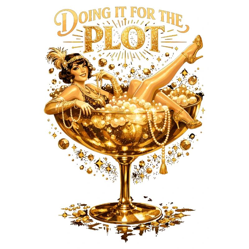 Golden Flapper: Doing it for the Plot Art