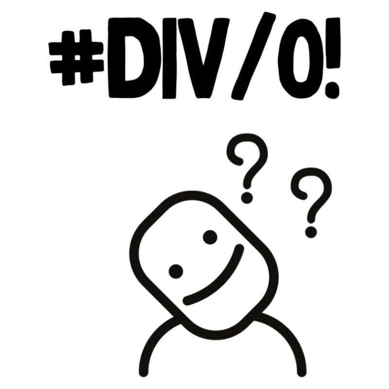 #DIV/0! Excel Error
