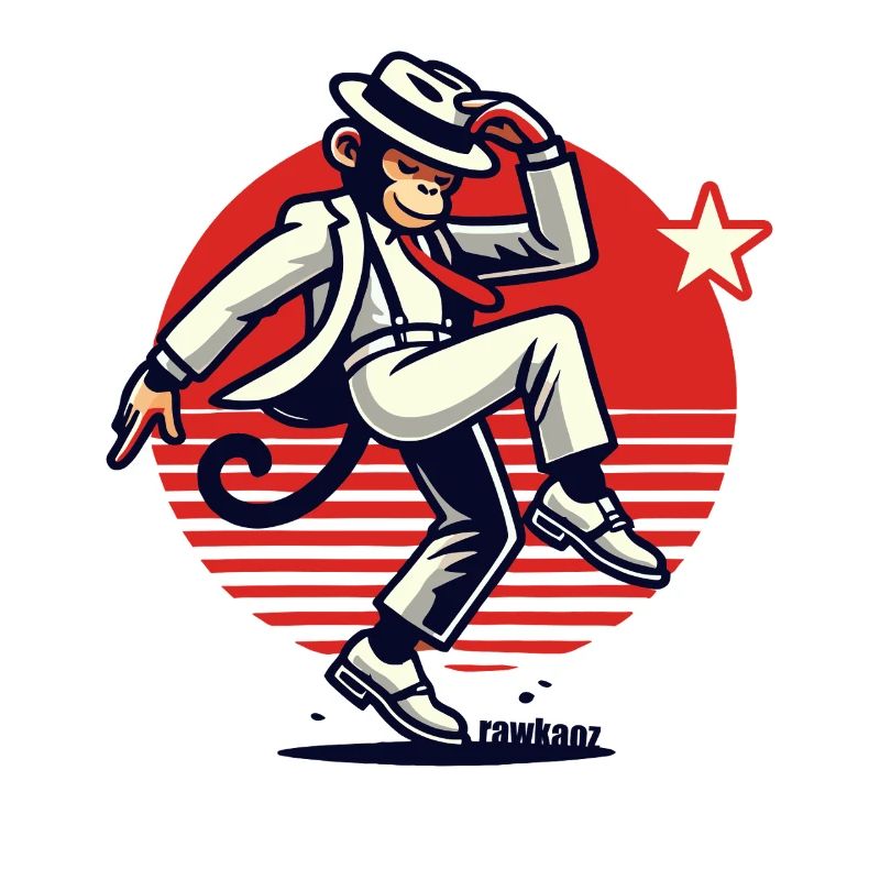 Moonwalk Monkey Singe Danse Singe
